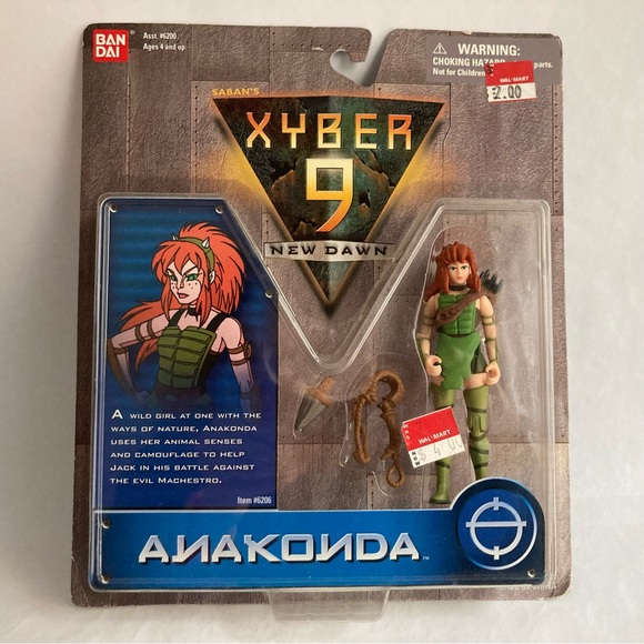 Bandai 1999 Xyber 9 New Dawn 4" Figures LOT OF 3: Jack, Anakonda, Willy - Picture 8 of 8
